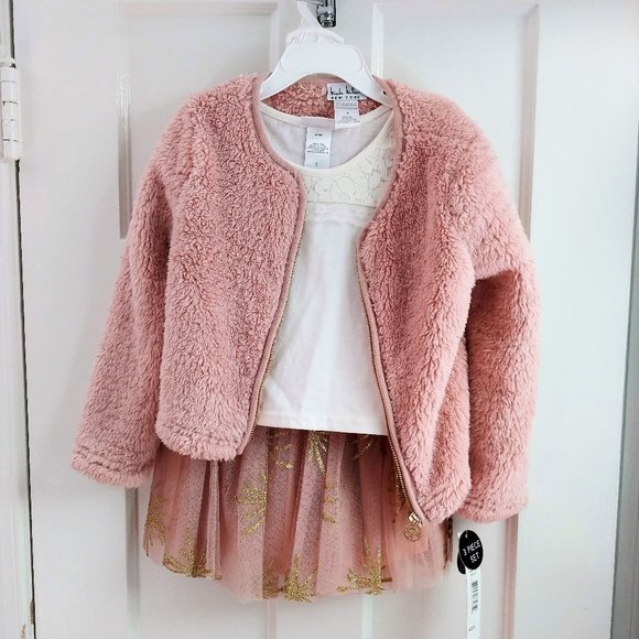 Nicole Miller Other - Nicole Miller Blush Pink Girl's 3 Piece Set sz 5 NEW
